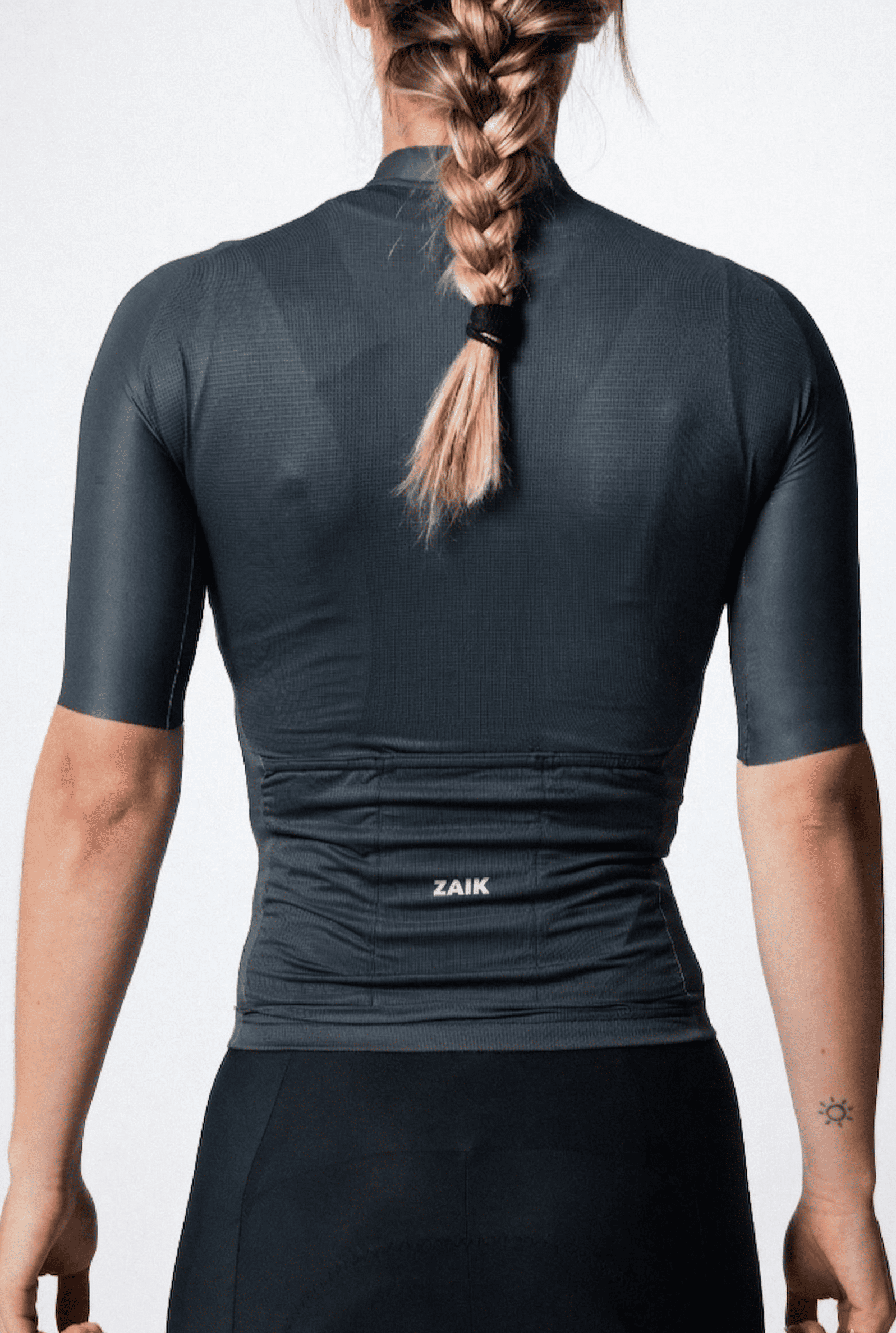 Zaik Maillot Manga Corta Essence Mujer Dark Grey #3
