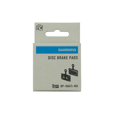 Pastillas Freno Disco Shimano BP-K04TI-MX Titanio Sin Aletas 1 Par Gris #3