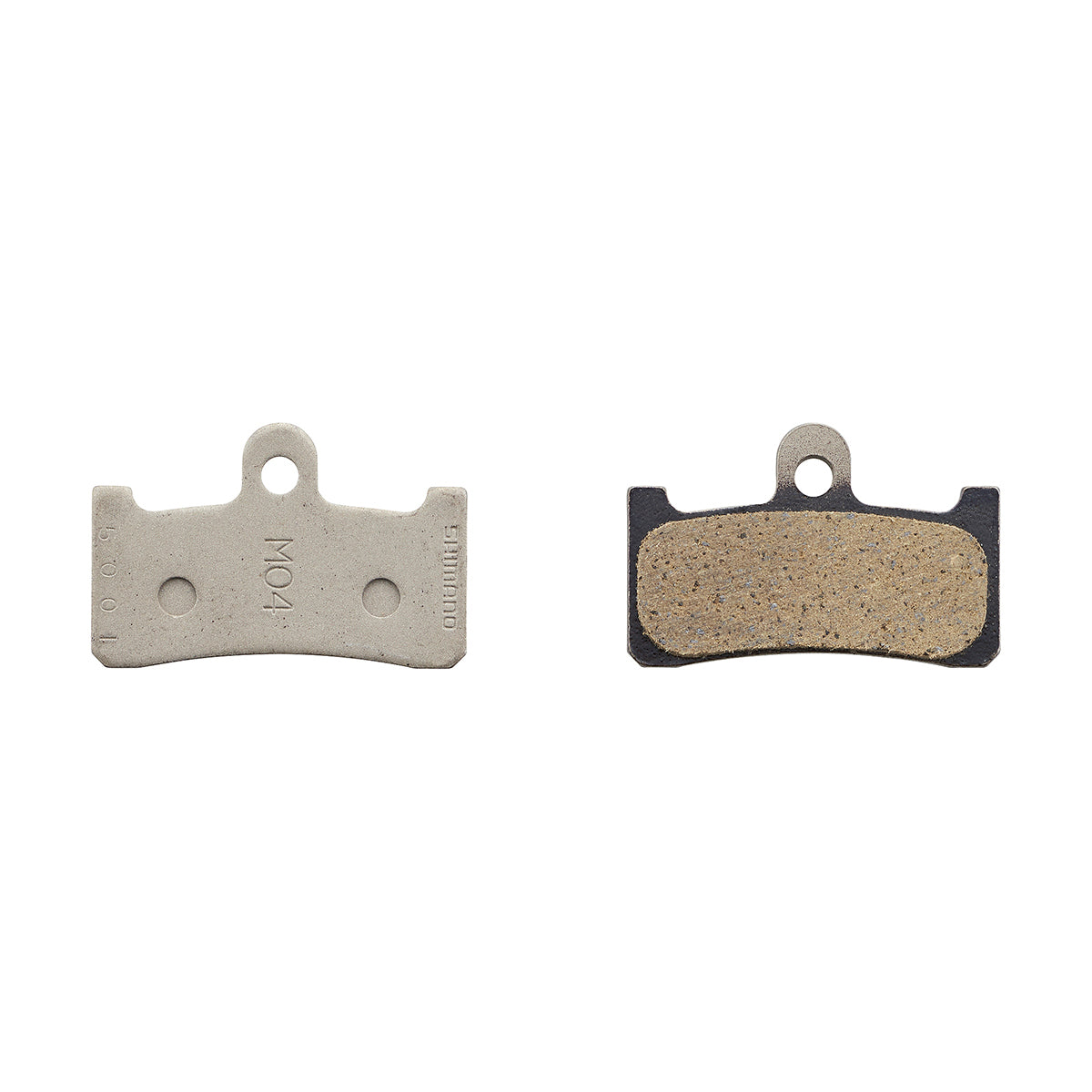 Pastillas Freno Disco Shimano BP-M04-RX Resina Sin Aletas 1 Par Gris