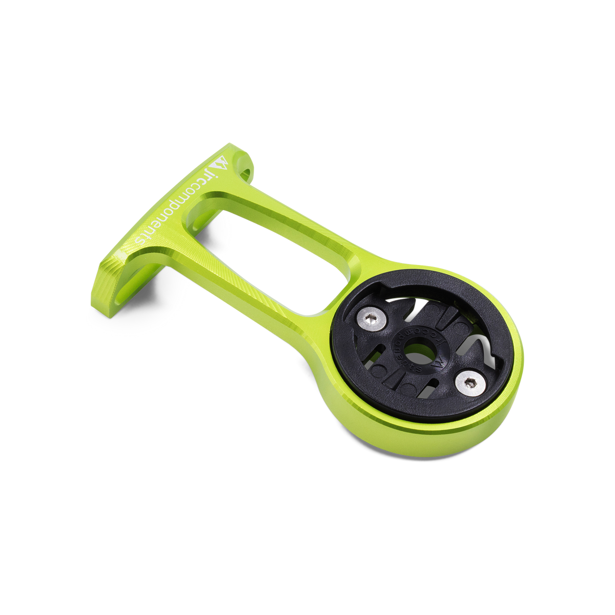 Soporte Ciclocomputador JRC Components Stem Out Front Garmin Verde Ácido