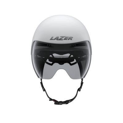 Casco Lazer Helmet Victor KC CE Unisex White Silver Matte #2