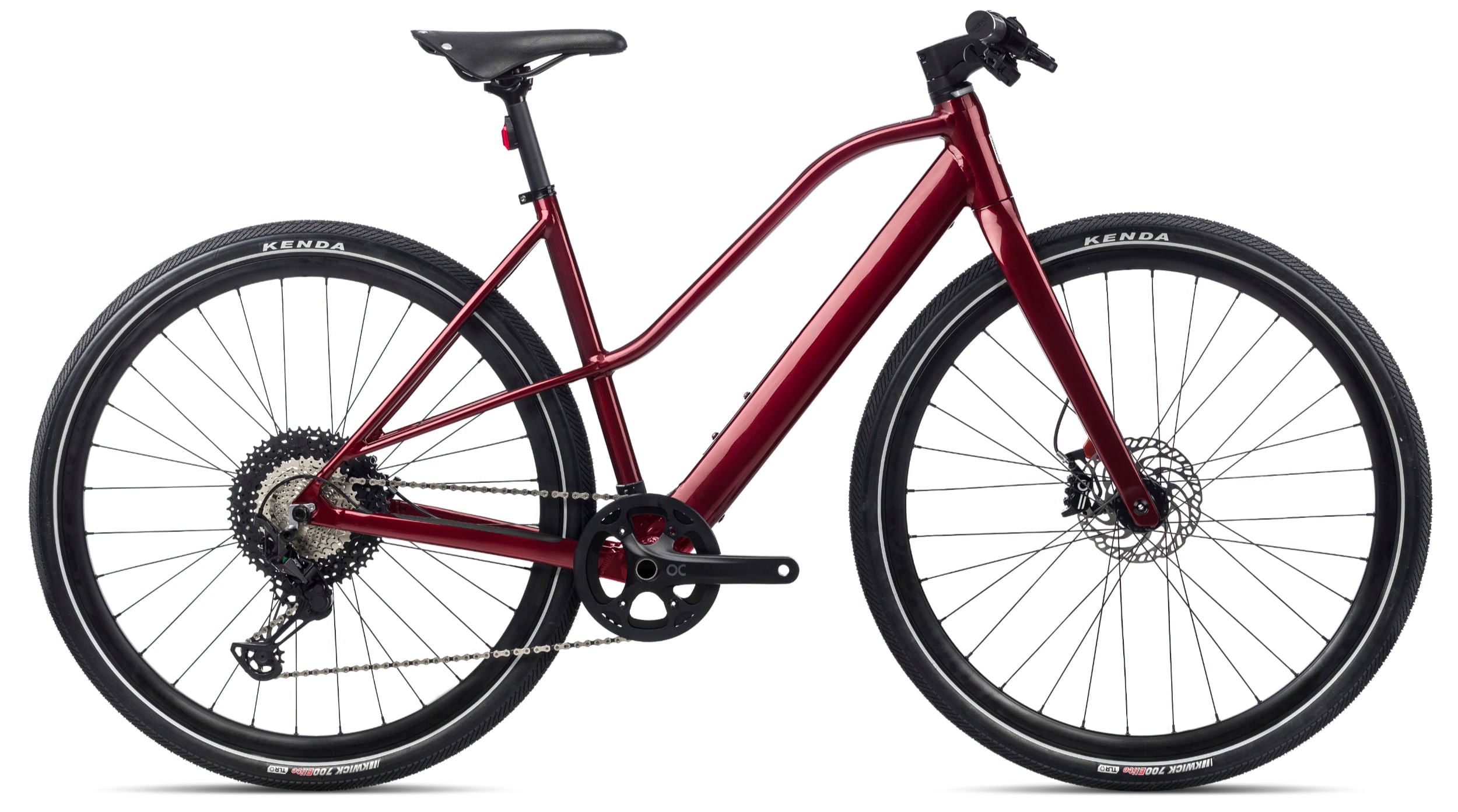 Bicicletas Electricas eUrbanas Orbea Vibe Mid H10 Metallic Dark Red Gloss