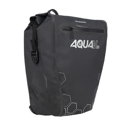 Alforja Oxford Aqua V 20 Cierre QR Único Negro #2