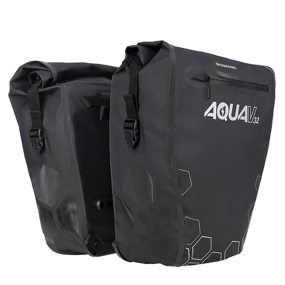 Alforja Oxford Aqua V QR Doble 16Lx2 Negro #2
