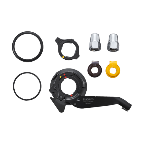 Componentes Buje Interno Shimano Nexus SM-C7000-5 7R/7L CJ-C7000-5 Negro/Gris