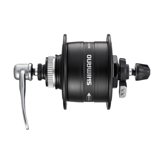 Buje Dinamo Shimano DH-3D37 6V/3W QR 100/36 Negro