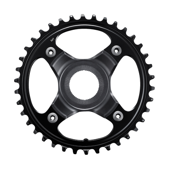 Plato Shimano Steps SM-CRE80 MTB 53mm FC-E8050/E8000 Guia Cadena Negro