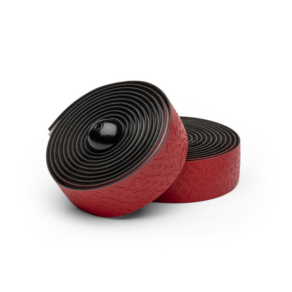 Cinta Manillar PRO Pursuit Team Negro/Rojo Degradado PU 3 mm