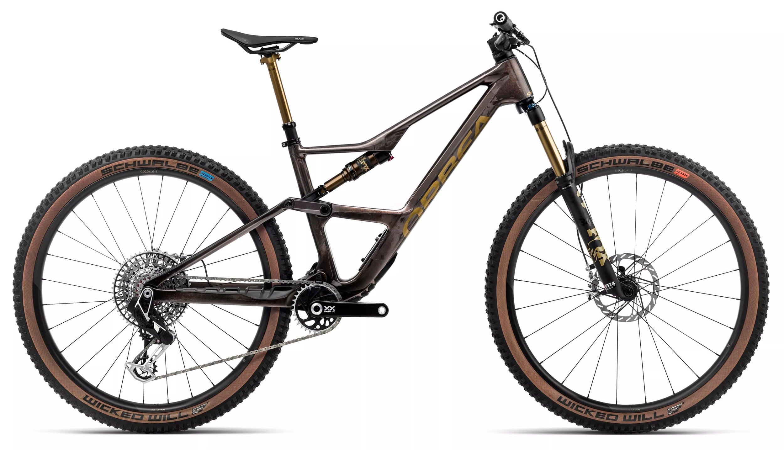 Bicicletas Trail Orbea Occam Sl M-Ltd 2024 Cosmic Carbon View/Metallic Olive Green Gloss