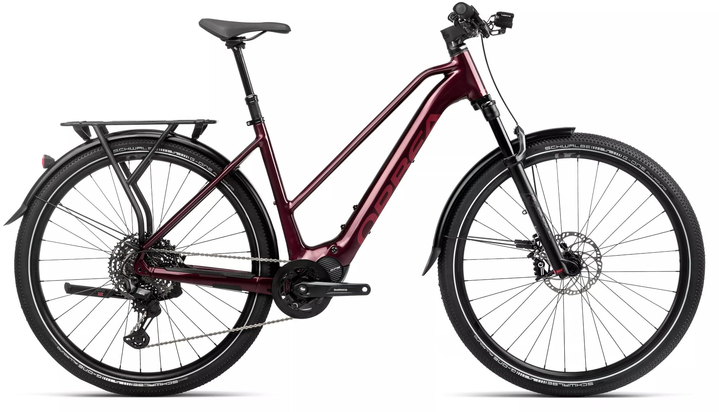 Bicicletas Electricas eUrbanas Orbea Kemen Mid 10 2024 Dark Red Gloss/Matt #2