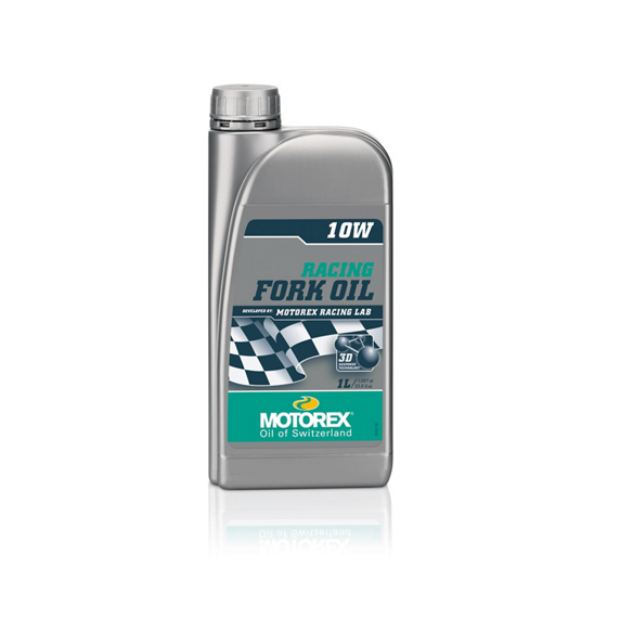 Aceite Horquillas Suspensión Motorex 10W Botella 1L Verde
