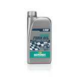 Huile Fourche Suspension Motorex 15W Bouteille 1L Vert