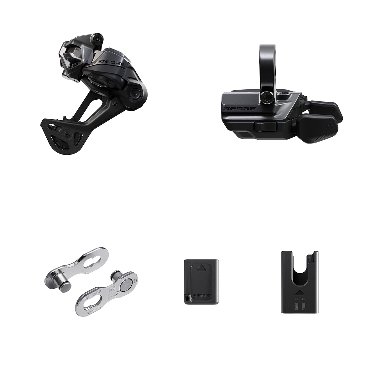 Kit Actualización Cambio Trasero Shimano Deore Di2 RD-M6250-UPG-KIT SGS Abrazadera Negro