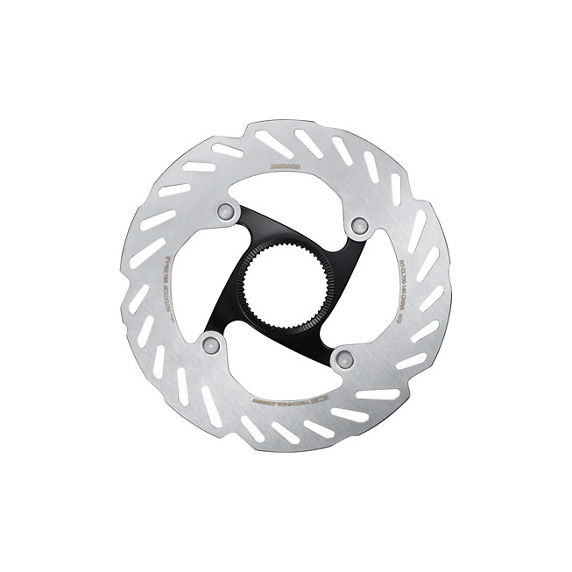 Disco Freno Shimano RT-CL700 Center Lock Ice Technologies Anillo Cierre Interno Negro/Gris