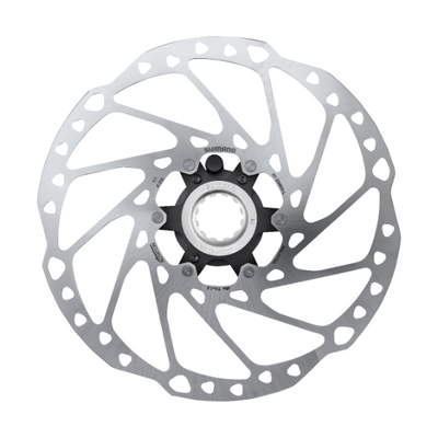 Disco Freno Shimano RT-EM600 Center Lock Anillo Cierre Externo Plata