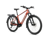 Elektrische Fietsen Orbea Kemen Adv 10 2025 Mars Red/Ivory White Gloss