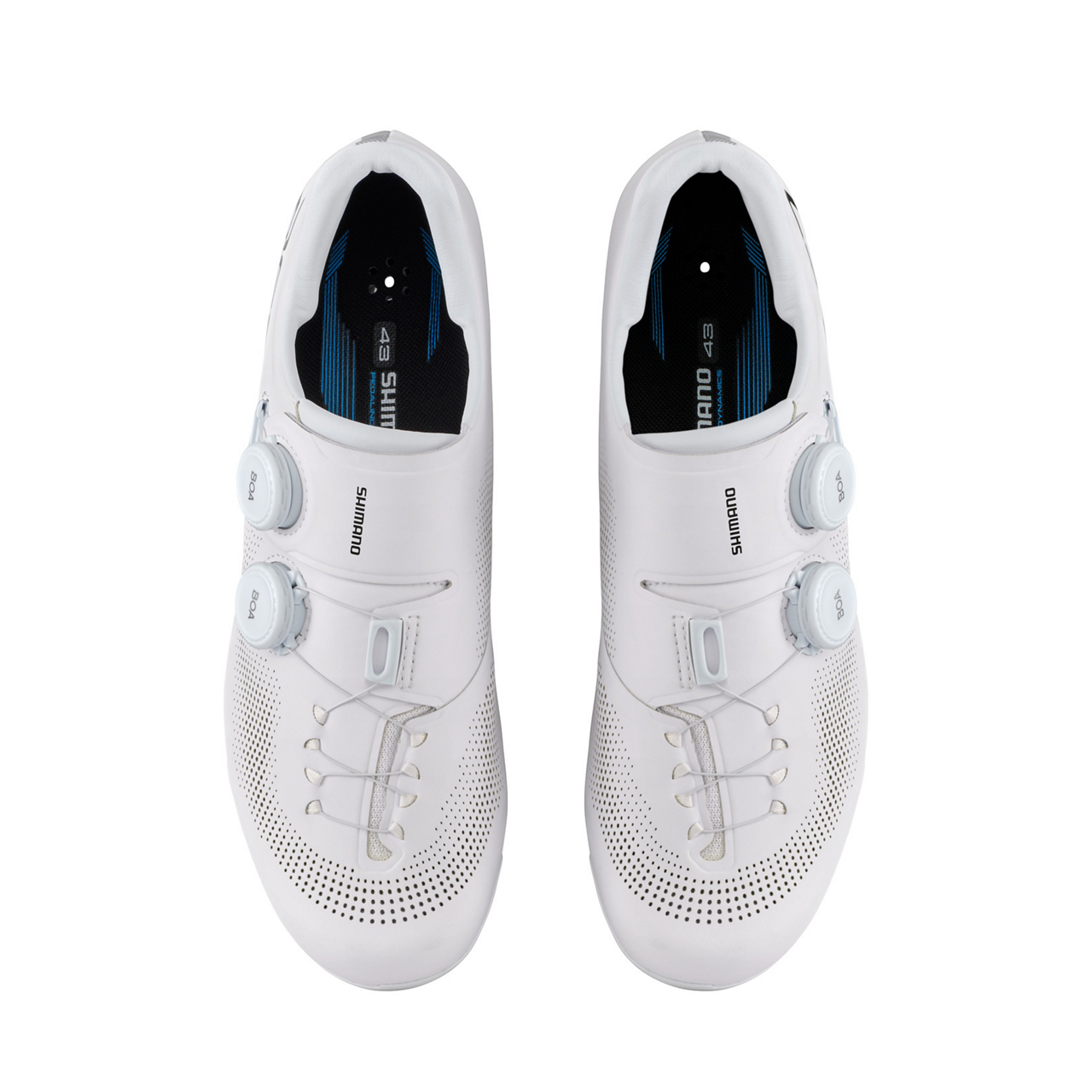 Zapatillas Carretera Shimano S-Phyre SH-RC703 Unisex Ancha Blanco #2