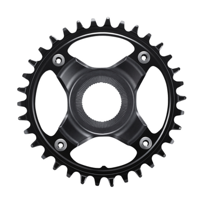 Plato Shimano Steps SM-CRE80-12-B 55mm Sin Guia Cadena Negro