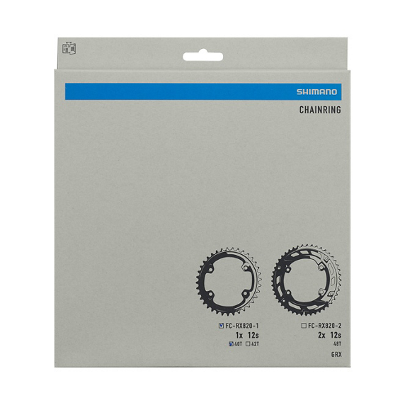 Plato Shimano GRX FC-RX820-1 Negro #2