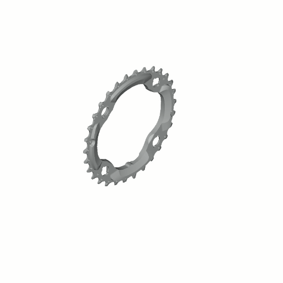 Plato Shimano SLX FC-M7000-10-3/FC-M672/FC-M622/FC-M612/FC-M523 Negro