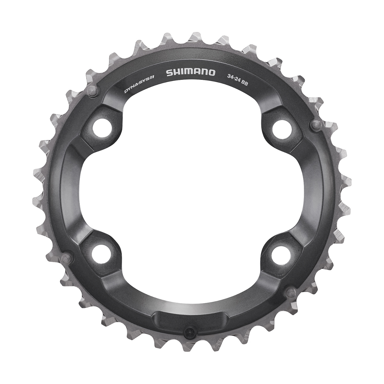 Plato Shimano Deore XT FC-M8000-2/FC-M800-B2 3x11v 34d Negro