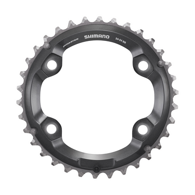 Plato Shimano Deore XT FC-M8000-2/FC-M800-B2 3x11v 34d Negro