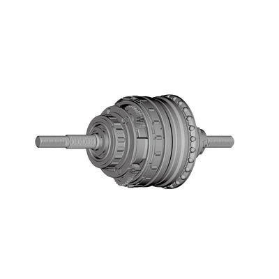 Conjunto Interno Shimano SG-C6061-8D 030 187mm Plata #2