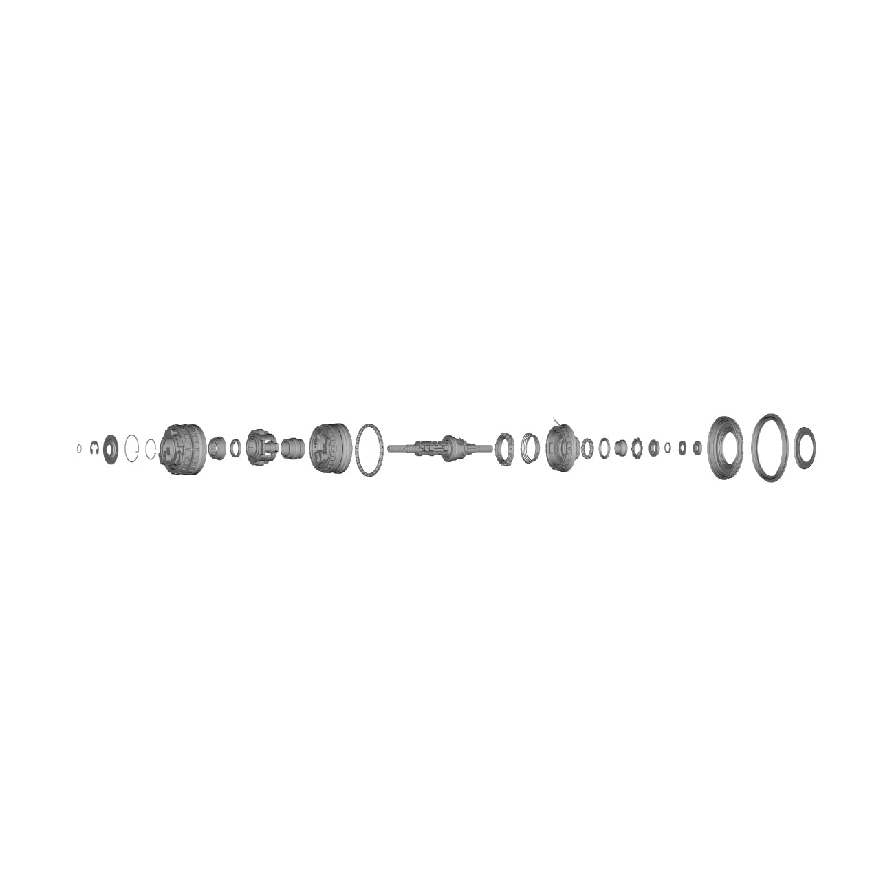 Conjunto Interno Shimano SG-S7001-11 187mm Plata #2