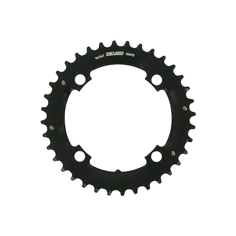 Plato Sram Truvativ Mtb BCD 104 4 Brazos 2x10v Para Specialized 36/24 Negro