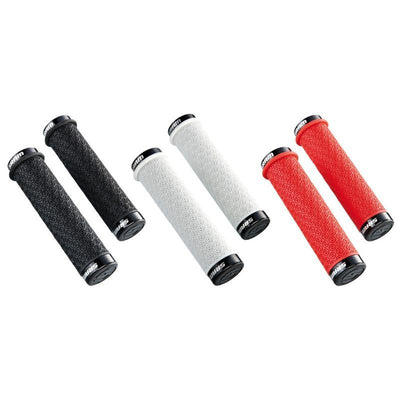 Puños Sram Doble Bloqueo Silicona Rojo