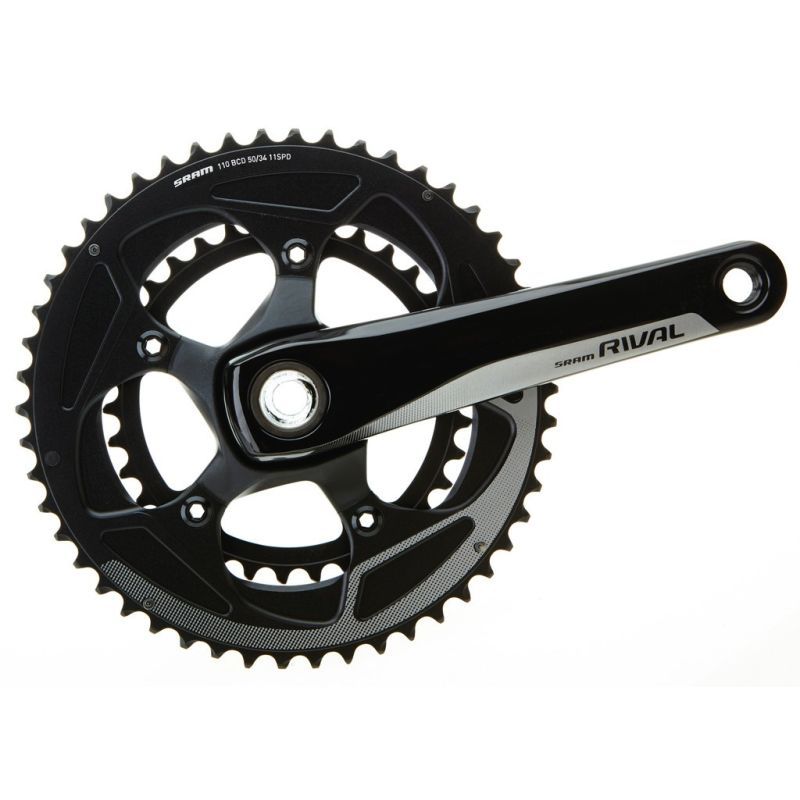 Juego Bielas/Platos Sram Rival22 GXP 52/36d Yaw 172.5mm Negro