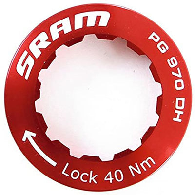 Anillo Bloqueo Sram Casete PG970/PG990 DH Aluminio Rojo