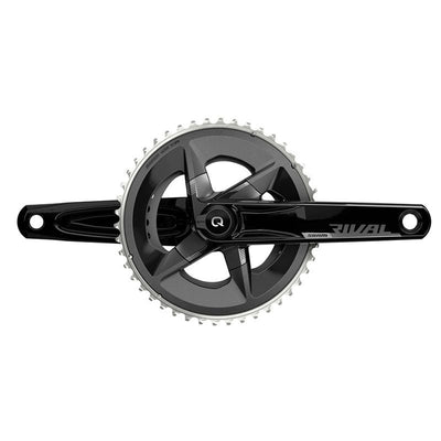 Juego Bielas Potenciómetro Sram Rival D1 Quarq Dub 107 Bcd 48/35d Yaw Aluminio Sin Cazoletas 172.5mm Negro