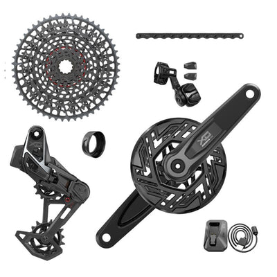 Grupo Electrónico Sram X0 T-Type Eagle AXS E-MTB Bosch ISIS 160mm 36d 1x12v Negro