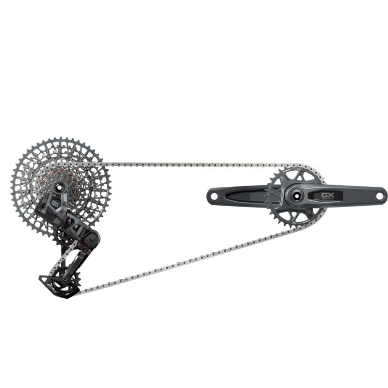 Grupo Electrónico Sram GX T-Type Eagle AXS Wide DUB POD Direct Mount 170mm 32d 1x12v Negro