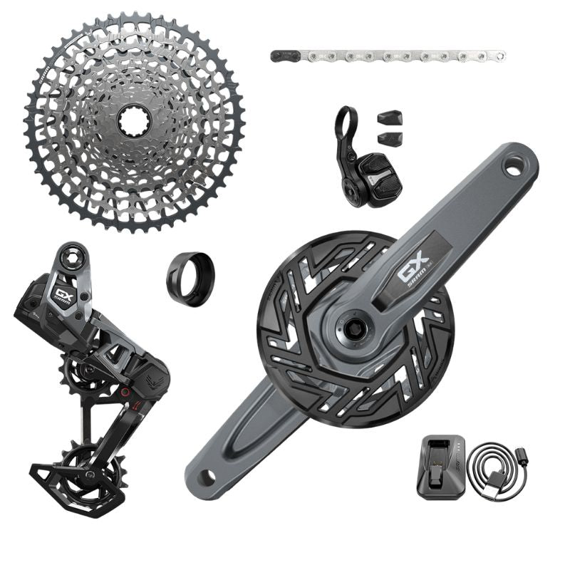 Grupo Electrónico Sram GX T-Type Eagle E-MTB AXS POD Bosch ISIS 160mm 36d 1x12v Negro