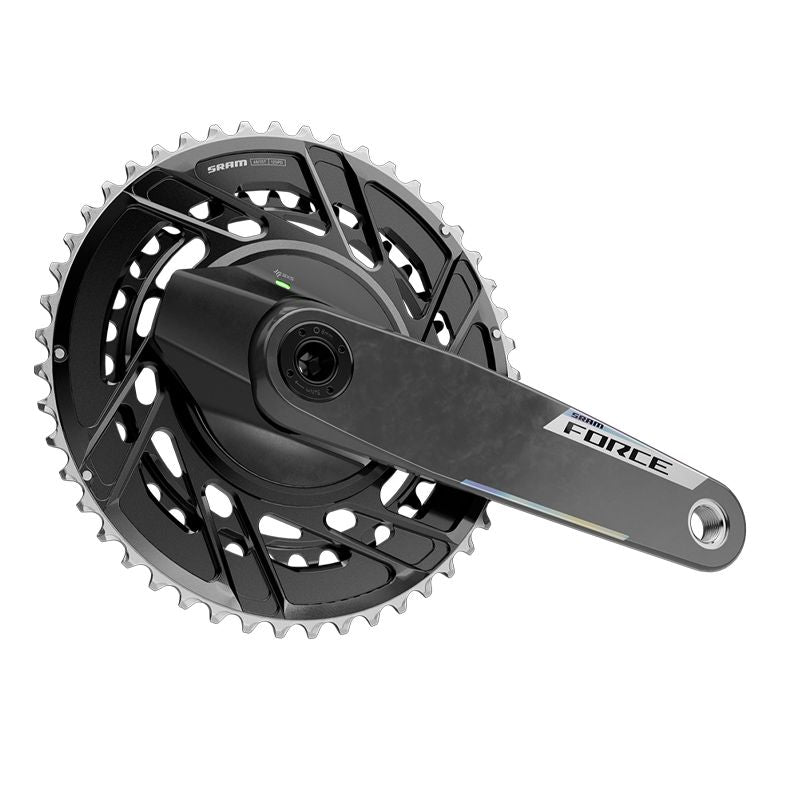 Juego Bielas Potenciómetro Sram Force Axs E1 Dub Thread Mount 50/37d Carbono 172.5mm Negro