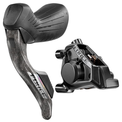 Maneta Freno/Cambio Sram Force Axs E1 Izquierda Pinza Delantera Flat Mount 20mm Offset 950mm Carbono Negro