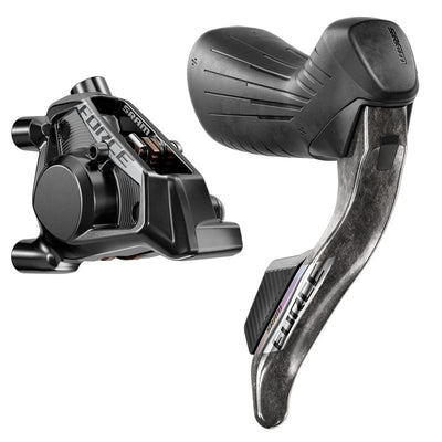 Maneta Freno/Cambio Sram Force Axs E1 Derecha Pinza Trasera Flat Mount 20mm Offset 1800mm Carbono Negro