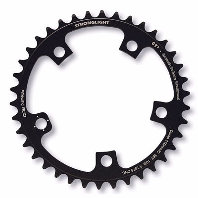 Plato Stronglight CT2 Compact Adaptable Campagnolo 9/10v Negro