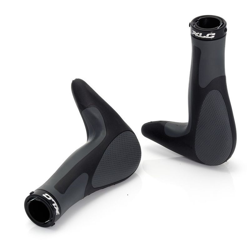 Puños Xlc Hitch GR-G16 Acoples Integrados Negro/Gris