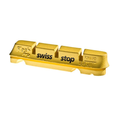 Kit 4 Zapatas Freno Swissstop Flash Pro Amarillo Carbono