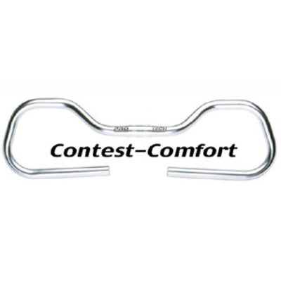 Manillar Ergotec Contest Comfort 570mm Altura 42mm 3º Aluminio Plata Anodizado