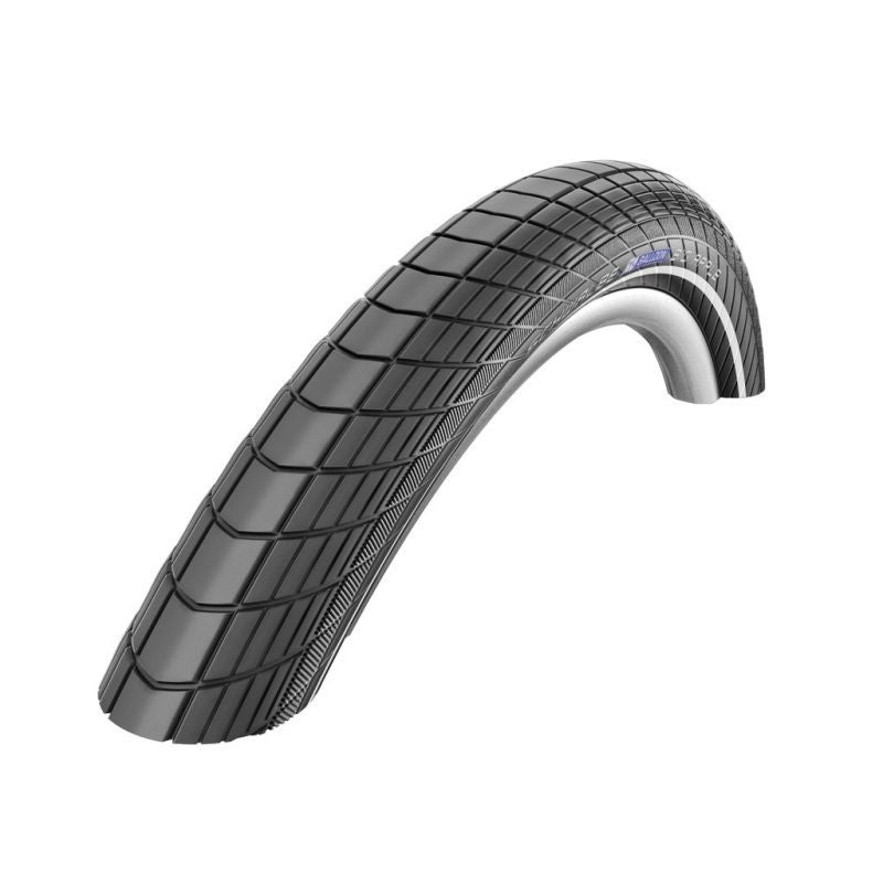 Cubierta Schwalbe Big Apple 26x2.35 Race-Guard HS430 Liteskin Reflectante Negro