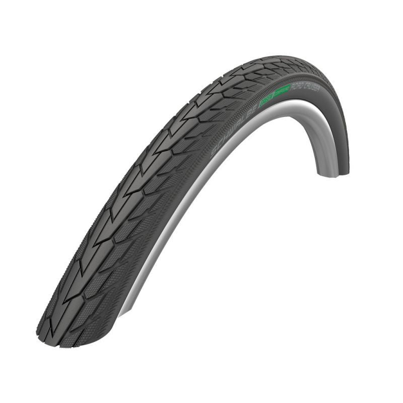 Cubierta Schwalbe Road Cruiser 28x1.25/700x32C K-Guard Green Compound HS484 Twinskin Rigida Negro