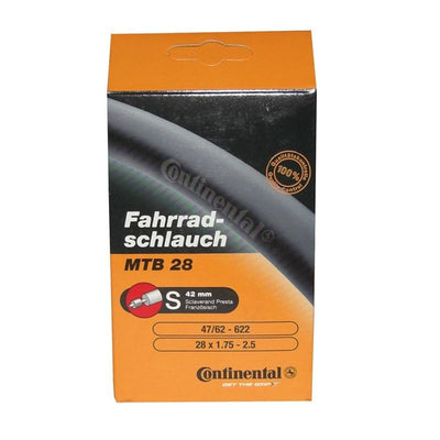Camara Continental Mtb 29x1.75/2.50 Válvula Presta 60mm Negro