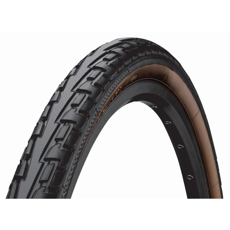 Cubierta Continental Ride Tour 700x47C Reflectante Negro/Marrón
