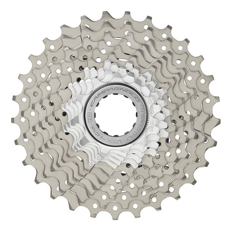 Casete Campagnolo Super Record/Record 12v Plata
