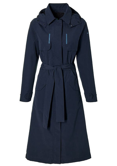 Gabardina Basil Mosse Mujer Azul