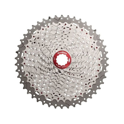 Casete Sunrace CSMX8 11v Aluminio/Rojo